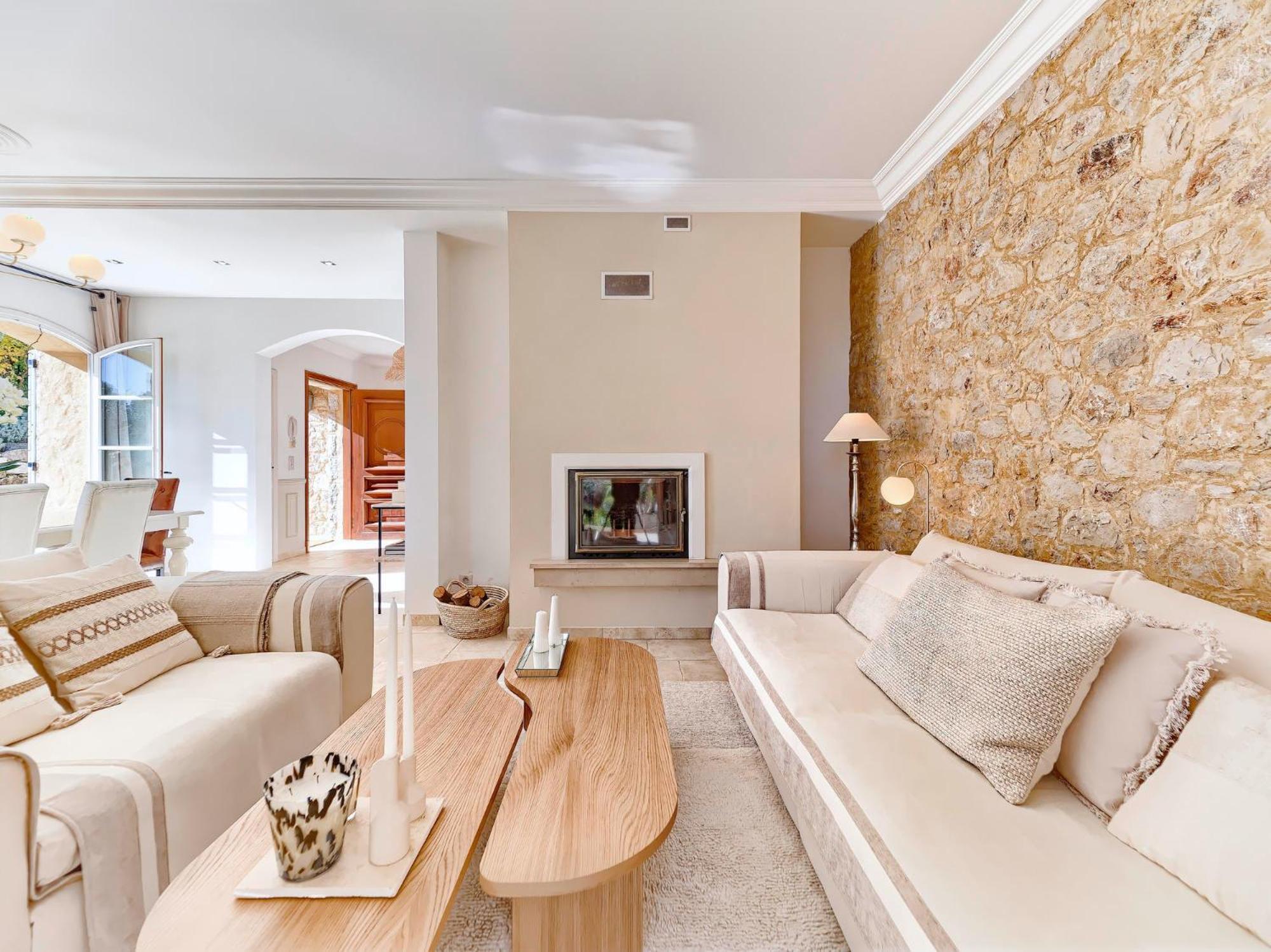 Bastide D'Architecte En Pierre Villa Cagnes-sur-Mer Bagian luar foto
