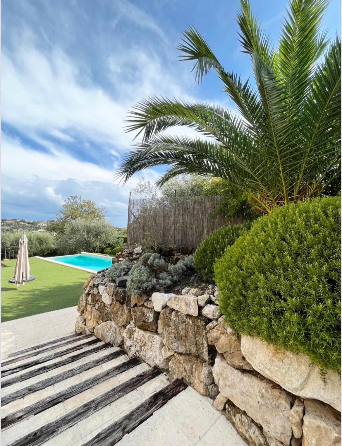 Bastide D'Architecte En Pierre Villa Cagnes-sur-Mer Bagian luar foto
